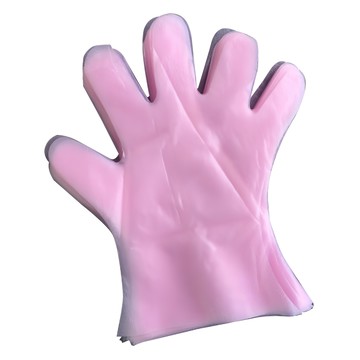 三花 CPE耐用手扒雞手套 100個 - 粉色  1組