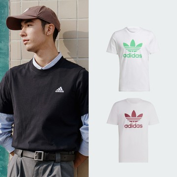 adidas 經典LOGO款 短袖上衣 T恤 男款/女款 多款任選 官方直營