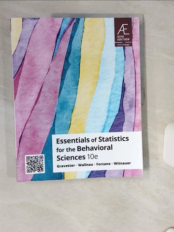 【書寶二手書T1／大學商學_SK5】Essentials Of Statistics Behavioral Sciences
