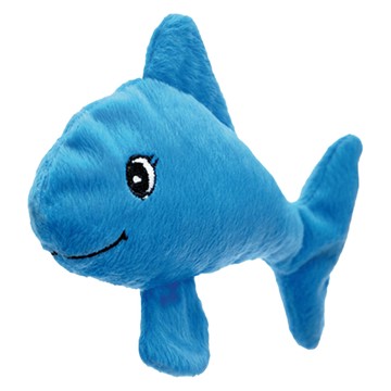 Aumüller 奧咪樂 德國貓草玩具 微笑小魚 F100 含貓薄荷、斯佩耳特小麥穀、薰衣草、洋茴香  藍色  1個