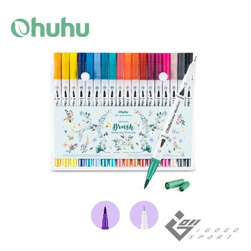 Ohuhu - Maui 36色雙頭水性麥克筆套組(白色包裝)