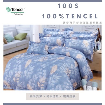 【帕瑪PAMA】100S 100%萊賽爾纖維兩用被床包組【TENCEL天絲】/雙人/P-012-01