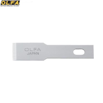 日本OLFA筆刀刀片6mm筆刀替刃KB4-F/5(5入;平刃;高碳鋼)適AK-4 157B Ltd-09 HS-1田宮Tamiya 74098