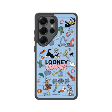 Galaxy S25 Ultra SolidSuit 黑 - 樂一通 Looney Tunes - 歡樂追逐