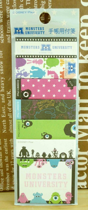 【震撼精品百貨】Monsters University 怪獸大學 便利貼-桃星星 震撼日式精品百貨