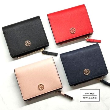 『Marc Jacobs旗艦店』TORY BURCH｜TB｜防刮真皮短夾 錢包 卡夾 零錢包 可放大鈔｜美國正品代購