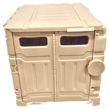 HONG JIN 宏晉 平拉摺疊購物推車 爬坡款 75L  奶茶色  1個