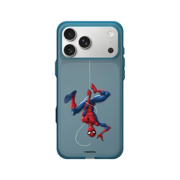 iPhone 17 Pro Max Clear (相機按鈕) 夜幕藍 - 迪士尼-漫威 Marvel - Spider-Man Upside Down