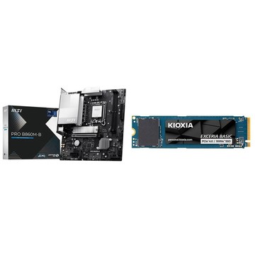 MSI 〈鈔省價〉PRO B860M-B MATX主機板+鎧俠 Exceria Basic 1TB SSD