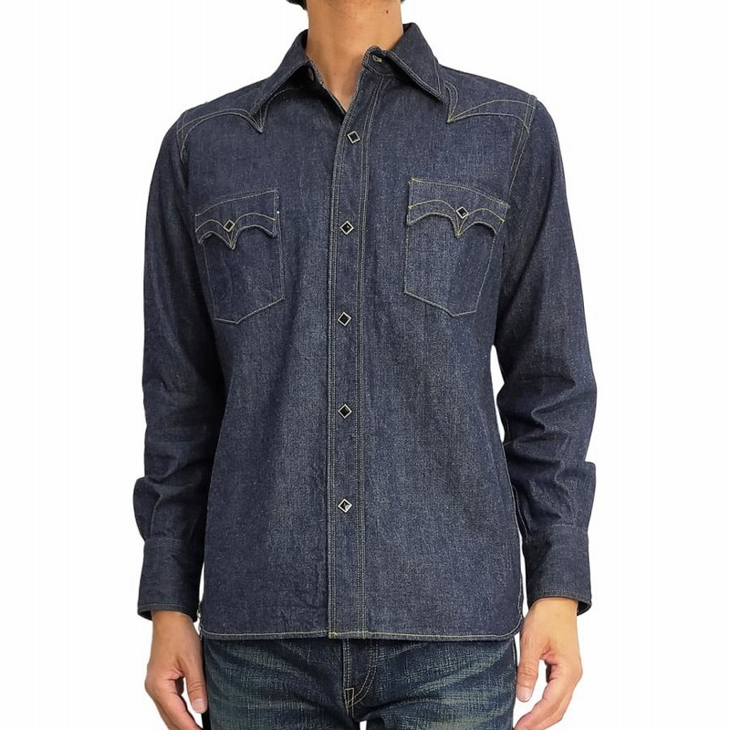 サムライジーンズ カモメウエスタンシャツ Samurai Jeans 10oz