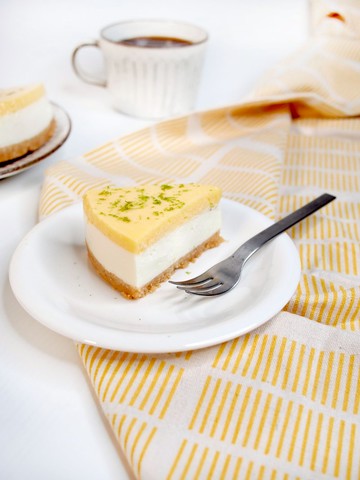 經典檸檬乳酪派 冰涼爽口冰淇淋口感 清爽檸檬香 6吋 蛋奶素