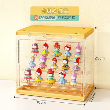 壓克力展示架 佳幫手泡泡瑪特展示盒盲盒盒子壓克力手辦架子整理單個收納展示架『XY19177』