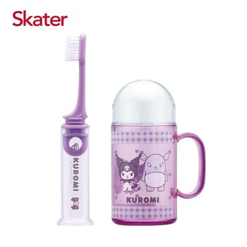 【Skater】便利牙刷(附收納杯)酷洛米
