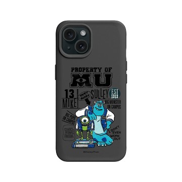 iPhone 15 SolidX 黑 - 迪士尼-皮克斯 PIXAR - Monster University 復古風