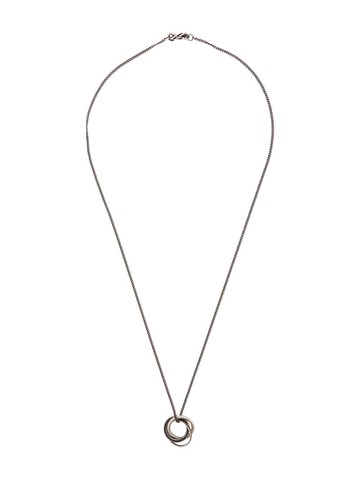 WERKSTATT:MÜNCHEN - ring pendant necklace - unisex - Silver - One Size