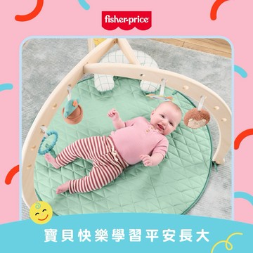 【費雪】木製玩具 叢林寶寶健身器｜生日禮物、週歲禮、送禮、玩具、奇哥代理