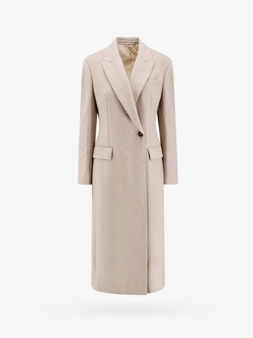 Double-breasted wool coat - BRUNELLO CUCINELLI - gender_Woman