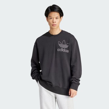 【adidas 愛迪達】 ADICOLOR 長袖上衣 大學T 男 - Originals IU2350
