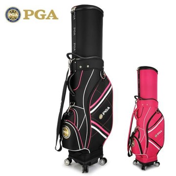 GOLF PGA 高爾夫航空托運包女士伸縮球包 萬向四輪航空托運包滿
