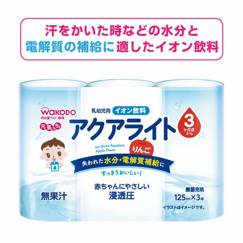 元気っち アクアライトりんご 紙パック 125ml 3個パック 食品 水 飲料 イオン飲料 赤ちゃん本舗 アカチャンホンポ 通販 Lineポイント最大1 0 Get Lineショッピング