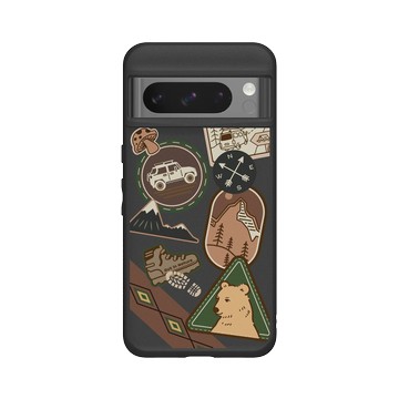 Pixel 8 Pro SolidSuit 黑 - Nature Explorers 自然探索指南 - 回訪自然