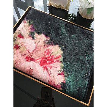 【油畫繡球花】優雅大氣的雙面雙色真絲羊毛大方巾絲絨圍巾披肩女