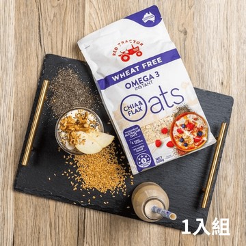 [澳洲Red Tractor] 奇亞籽& 亞麻籽Omega 3 燕麥片( WHEAT FREE無小麥)(500g) -1入組