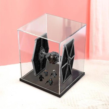 亞克力展示樂高75211 星球大戰帝國鈦戰機拼裝透明防塵收納盒