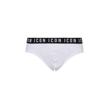 Dsquared2 - White Cotton Be Icon Brief