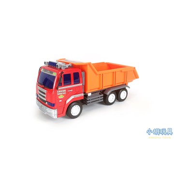 正版 台灣好車隊-聲光砂石車(內附電池) 台灣配音 磨輪砂石車 磨輪車 ST安全玩具 兒童玩具【小胡玩具(電子發票)】