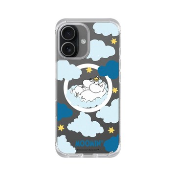 iPhone 17 ClearX (MagSafe 兼容) 晶透白 - Moomin - Moomin＆歌妮-雲上小戀曲