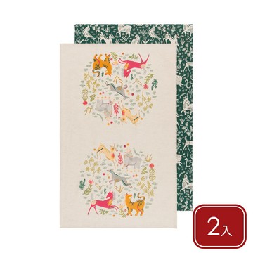 DANICA 加拿大 擦拭布2入(奇幻草原71x45cm) / 廚房抹布 清潔布 擦拭布 茶巾