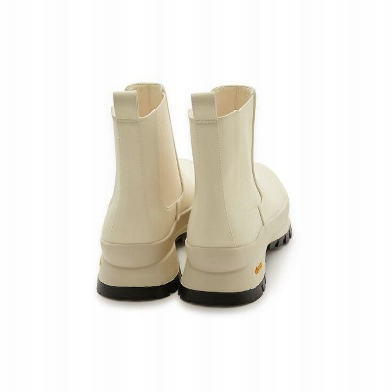 FRAY I.Dのホワイト サイドゴアブーツ ビブラムソールVibram Amazon | [フレイ アイディー] Vibramサイドゴアブーツ