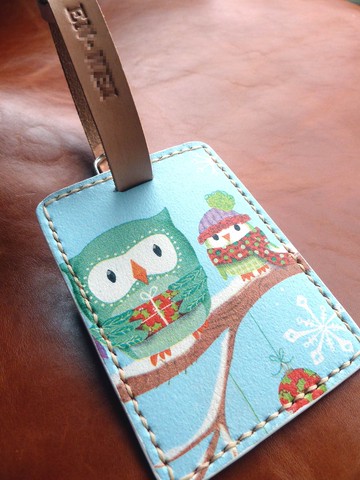 植鞣革行李吊牌/免費打英文名