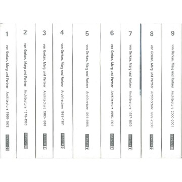 Von Gerkan, Marg and Partner Vol.1-9 -9783764366643 絕版英文設計書 [建築人設計人的店-上博圖書]