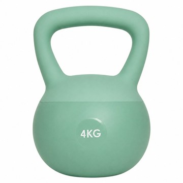 彩色軟壺鈴  綠色  4kg  1個