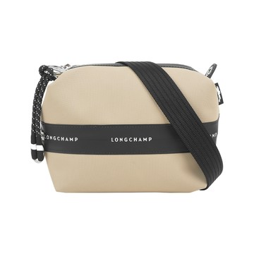 LONGCHAMP Le Pliage Energy XS 雙拉鍊帆布斜背包(土褐色) 10373 HSR 299