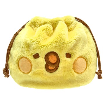 YENDAR 研達 懶散兔與啾先生束口袋 聚酯纖維  16 x 19cm  啾先生