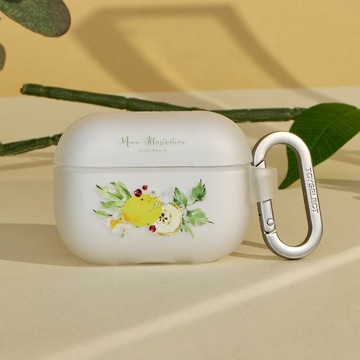 Meow illustration梨檸晨露強悍防摔AirPods保護套