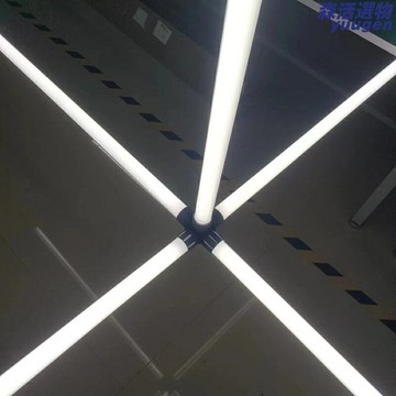 【360°立體發光】LED圓管燈 吸頂燈 九宮格燈 商超照明 服裝店燈具 亞克力燈罩 組合造型 服裝商場店鋪專用