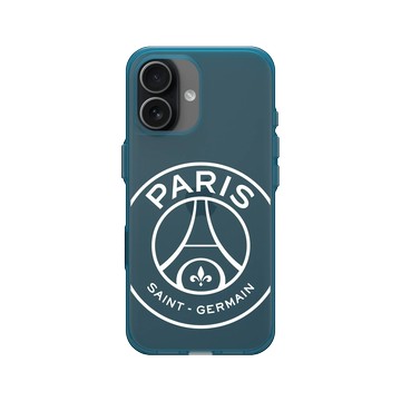 iPhone 17 Clear (相機按鈕) 夜幕藍 - PSG - PSG Oversize White 白