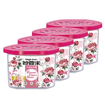 妙管家除濕劑/玫瑰花香/400ML/4盒/組