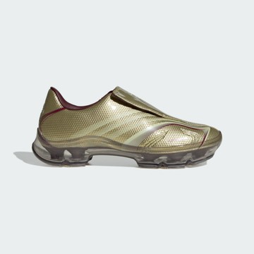 Adidas 愛迪達 F50 Adiframe [IH1657] 男 運動休閒鞋 足球風 套穿式 穿搭 金屬金 栗紅