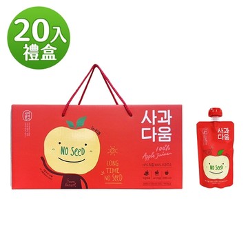 【韓味不二】韓國蘋果汁120ml(20入)禮盒