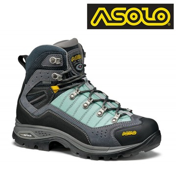 ASOLO 女款 GTX 中筒郊山健走鞋 DRIFTER EVO GV  A23131/B042｜防水透氣 黃金大底 健行鞋【非人為情況下保固3個月】