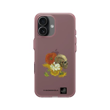 iPhone 17 Clear (相機按鈕) 晶醺玫 - Van Gogh Museum - 骸骨與花卉