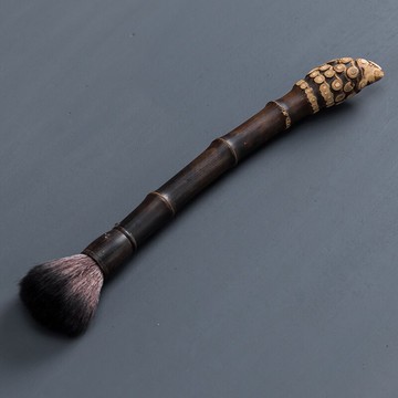 創意竹根養壺筆茶刷子茶掃茶盤茶筆日式毛竹制養壺功夫茶具配件