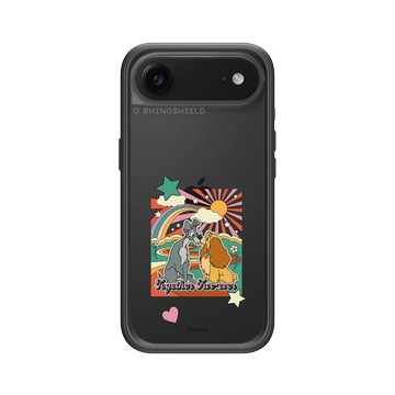 iPhone Air Mod NX -邊框背蓋組合 (相機按鈕) 黑 - 迪士尼-經典系列 Disney Classics - 小姐與流氓 La Belle et le Clochard