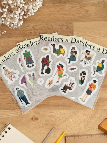 Readers a Day 每日閱讀人  - 貼紙套組