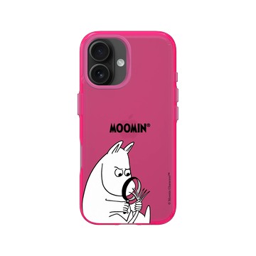 iPhone 16 Clear 粉漾桃 - Moomin - 頭髮分岔了嗎？